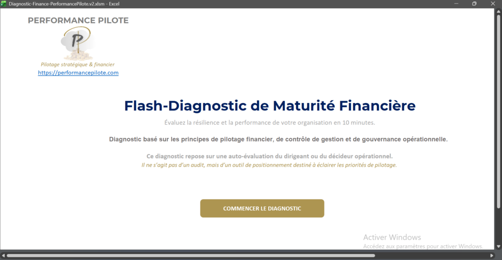 diagnostic maturite financiere excel burkina diagnostic maturite financiere excel burkina